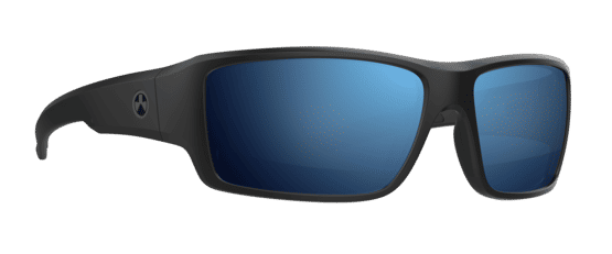 Magpul Ascent eyewear with black frame and bronze blue lenses